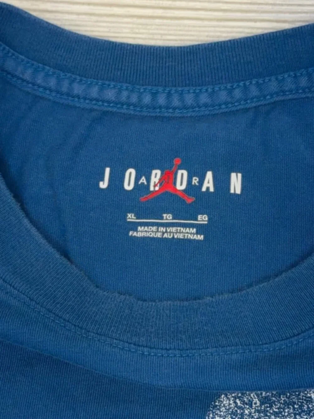Nike Air Jordan Blue & White Jumpman T-Shirt